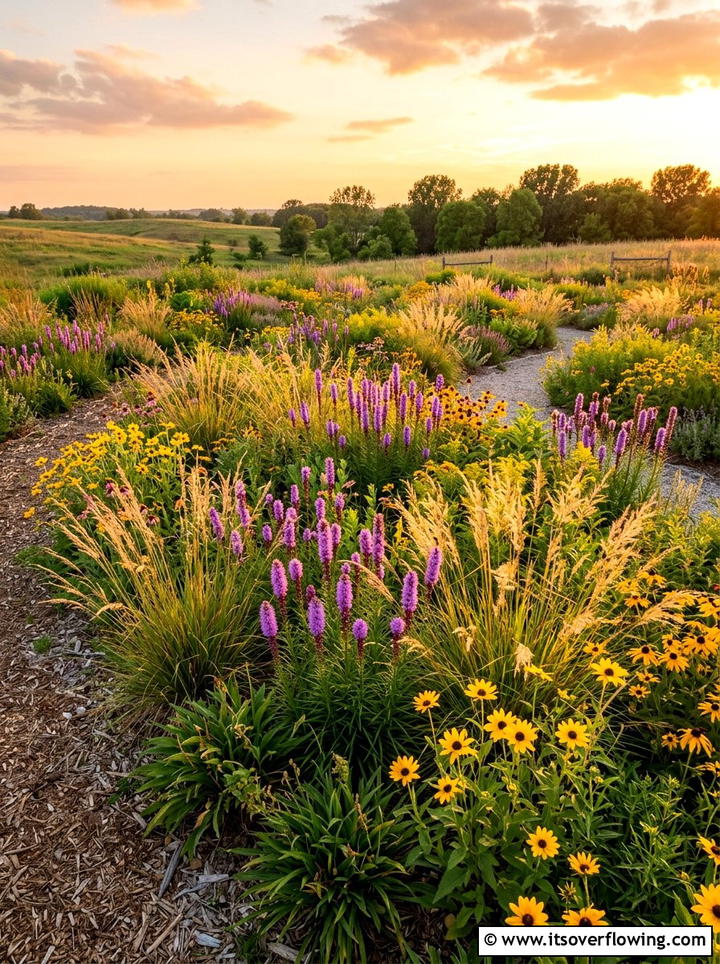 Native Plant Garden - 25 cheap garden ideas with perennials