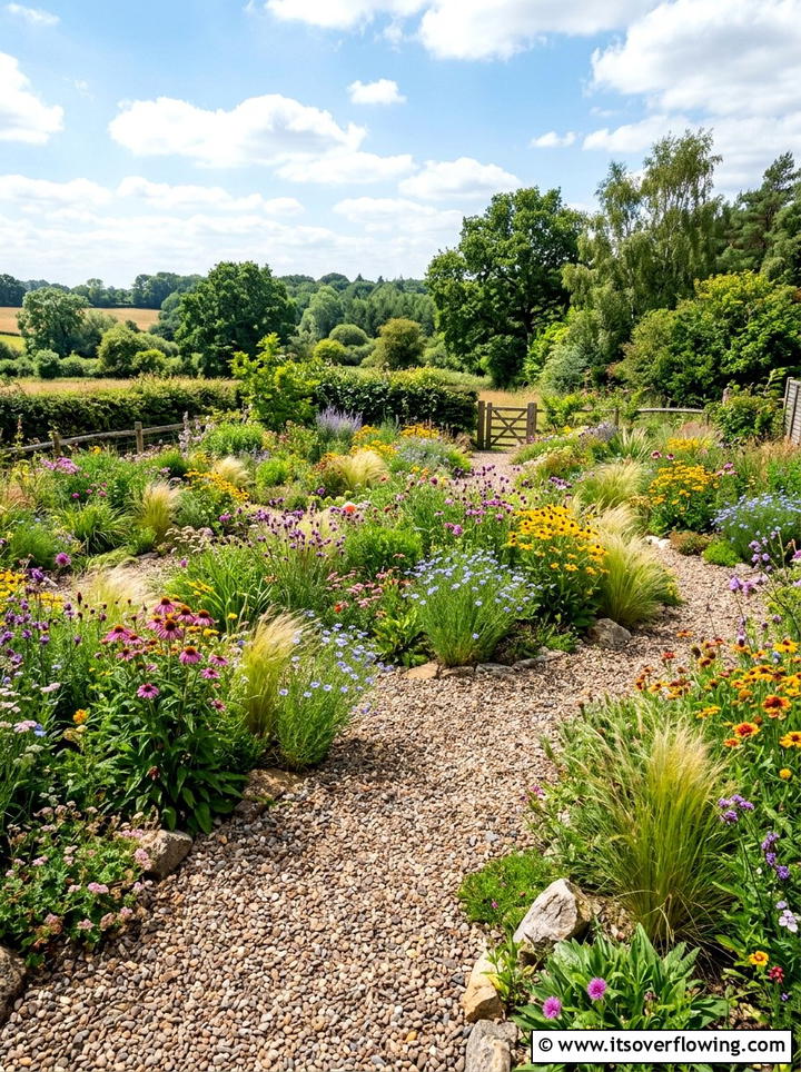 Native Plant Gravel Garden - 25 garden ideas with gravel