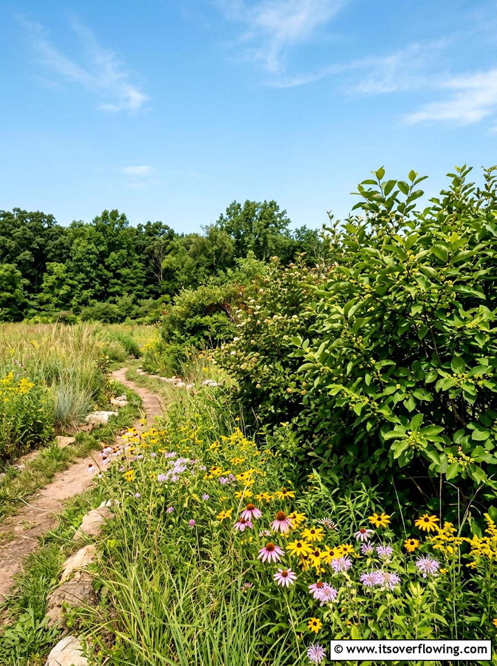 Native Plant Landscape - 25 backyard ideas with pollinator garden