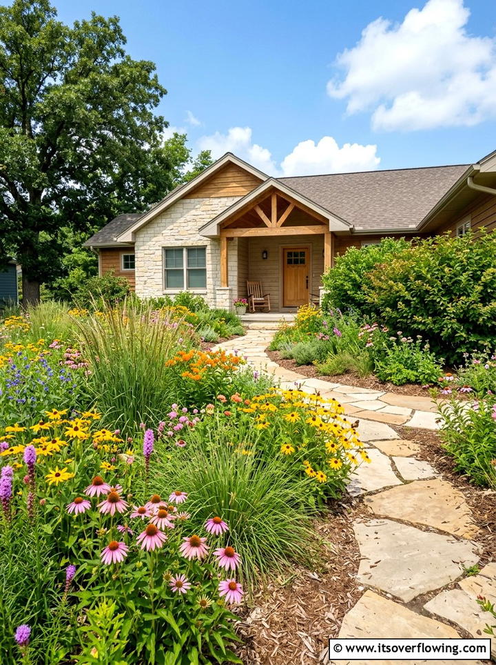 Native Plant Landscaping - 25 creative garden ideas with high impact curb appeal