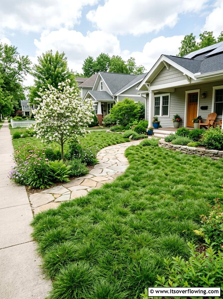 Native Sedge Lawn Alternative - 25 garden design ideas with native grasses