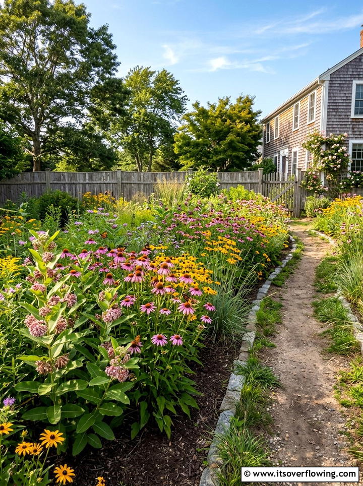 Native Wildflower Border - 25 garden design ideas for side yard strips