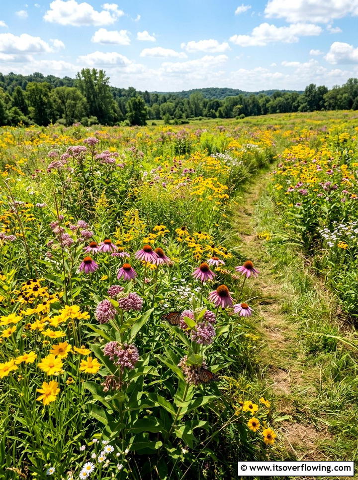 Native Wildflower Meadow - 25 garden ideas for hummingbirds