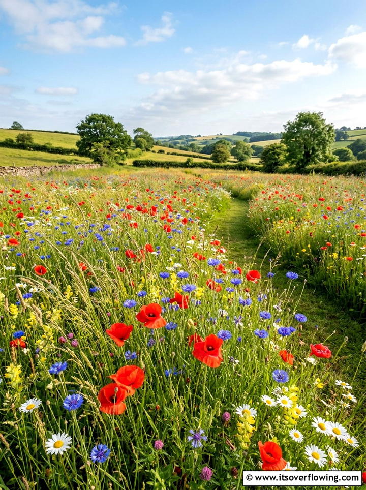 Native Wildflower Meadow - 25 garden design ideas with meadows