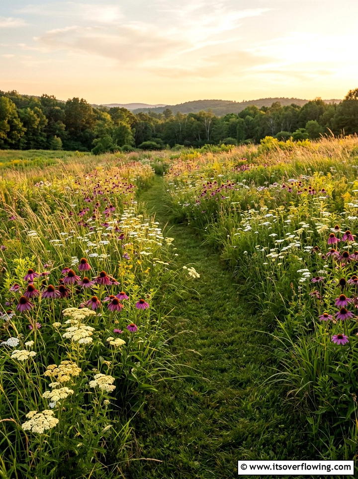Native medicinal herb meadow - 25 creative garden ideas with medicinal herbs
