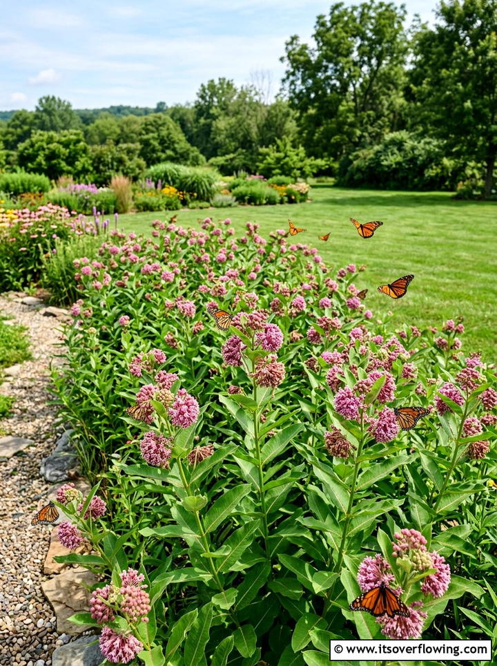 Native milkweed patch - 25 garden ideas for butterflies