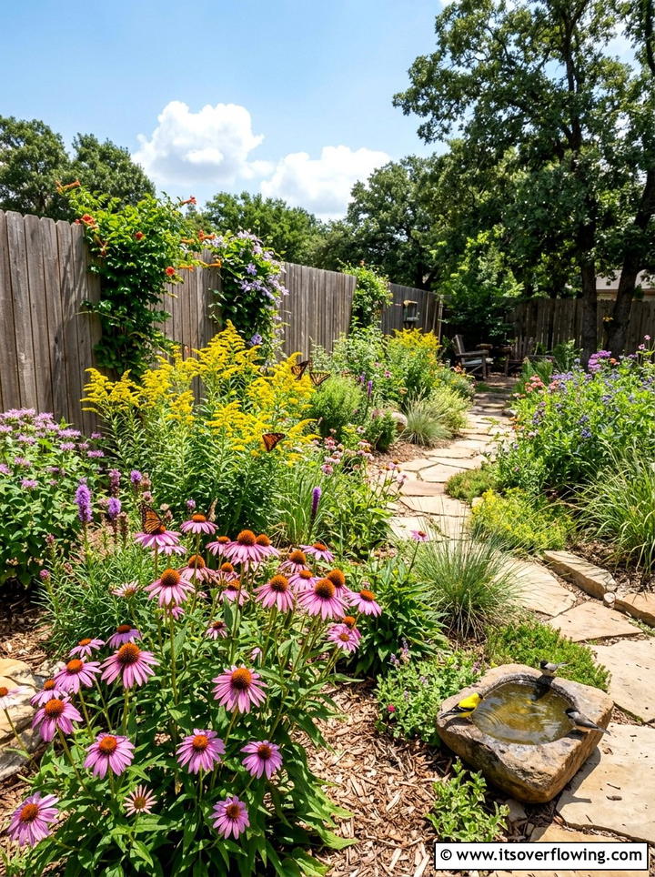 Native plant backyard - 25 backyard ideas with butterfly garden