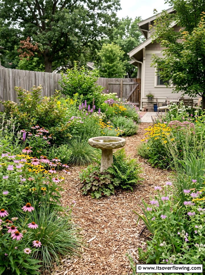 Native plant garden - 25 small garden ideas with low maintenance plants