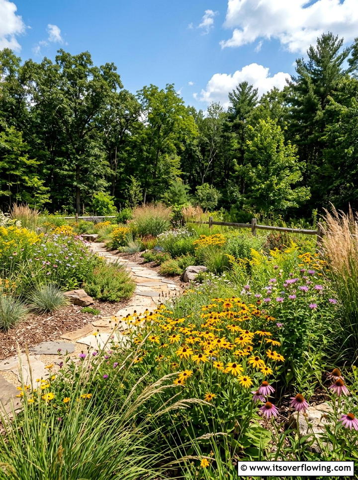 Native plant garden - 25 creative garden ideas for rural homes