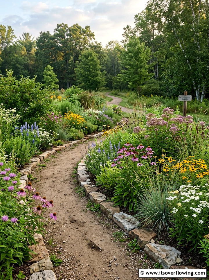 Native plant garden - 25 creative garden ideas with drought proof landscaping