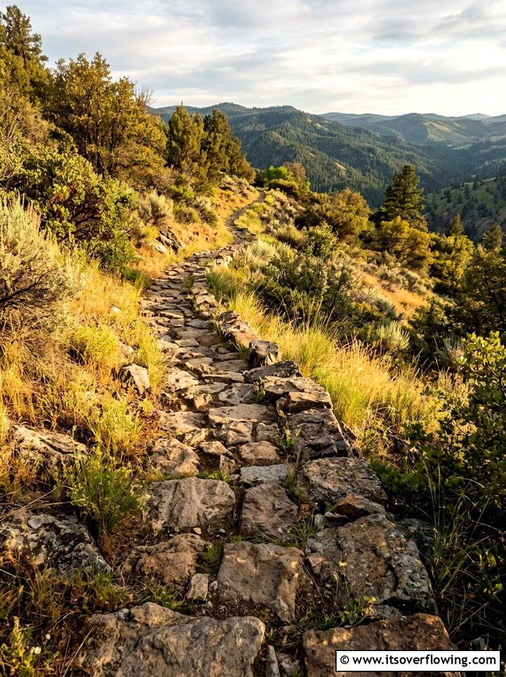 Natural Fieldstone Trail - 25 garden design ideas with pathways