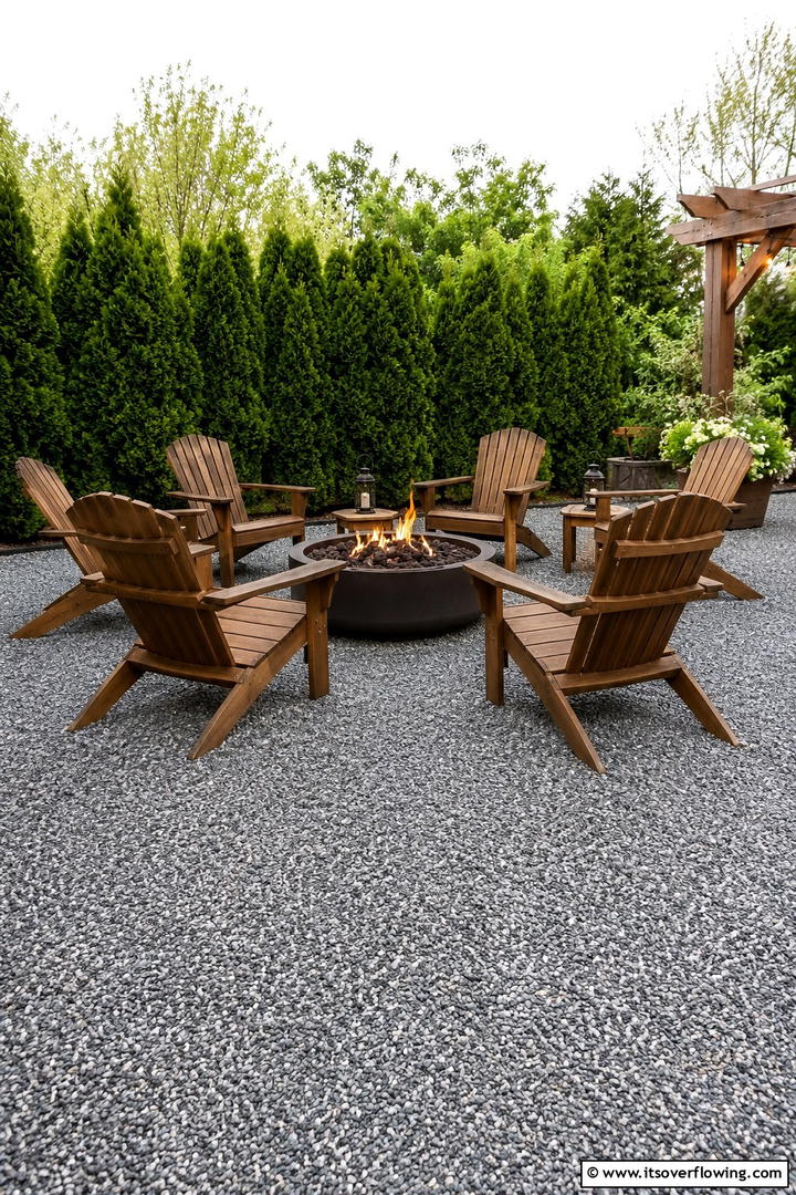 Natural Gravel Flooring - 30 Rustic Patio Ideas for a Charming Outdoor Relaxation Spot