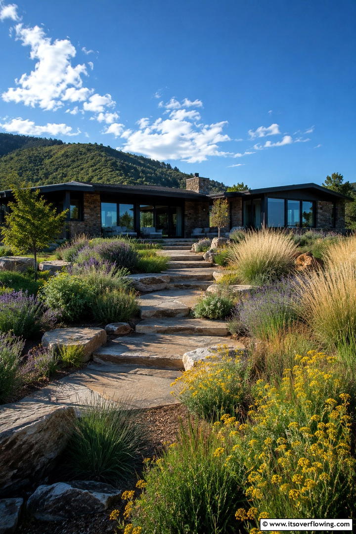 Natural Landscaping - 30 Modern Ranch House Ideas for Contemporary Country Living