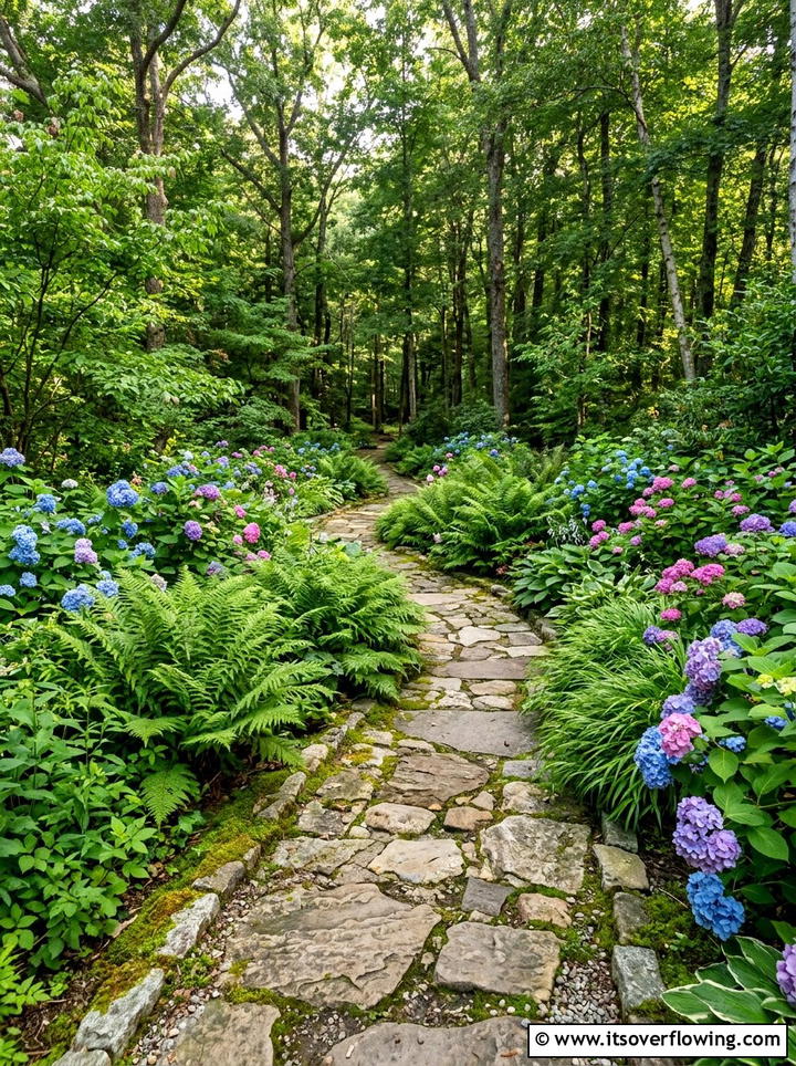 Natural Stone Path - 25 garden decor ideas for rustic gardens