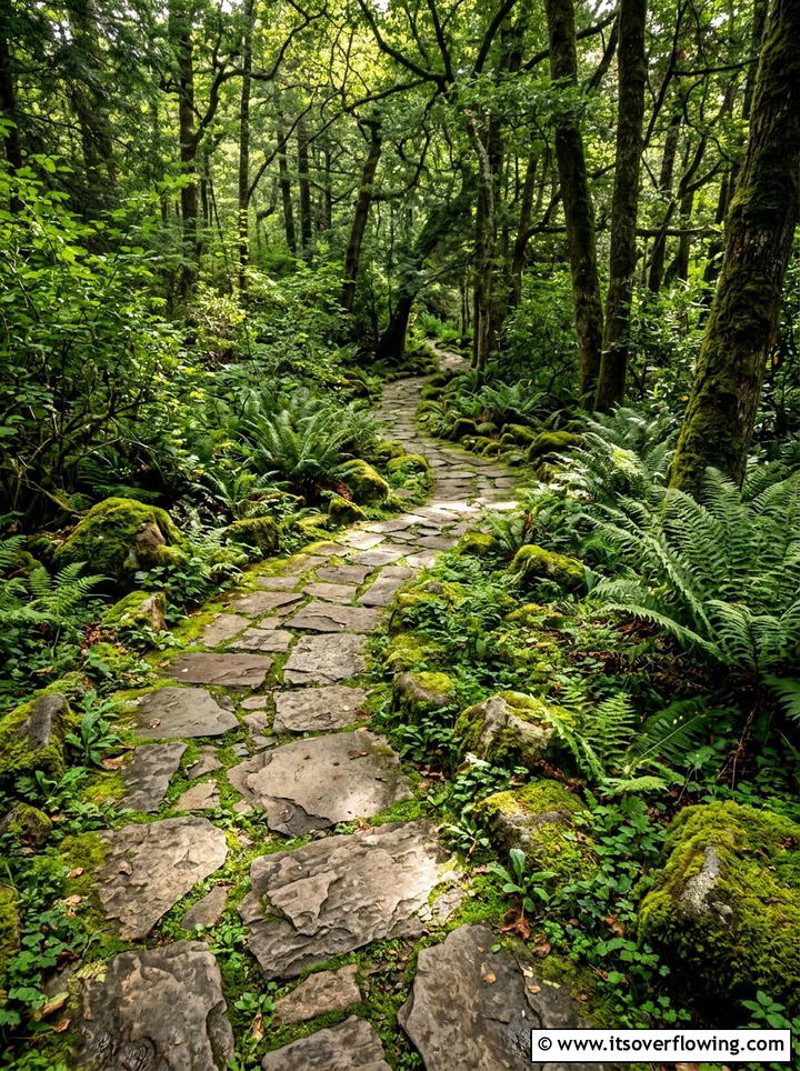 Natural Stone Path - 25 garden design ideas with texture