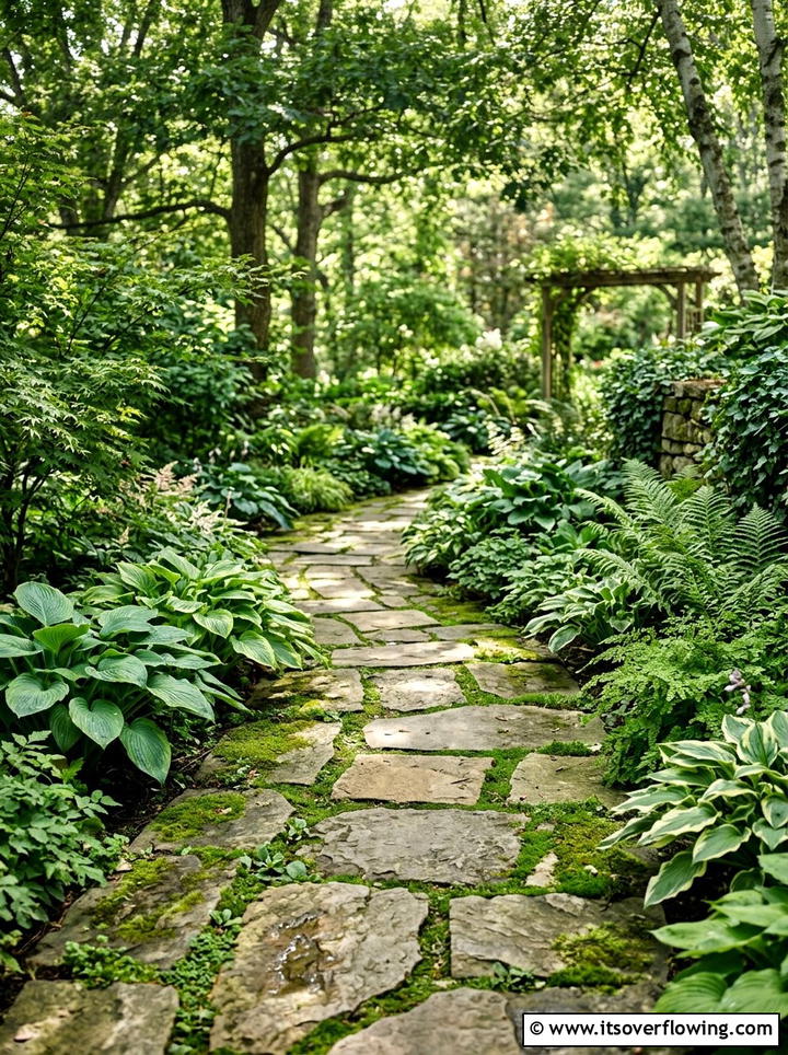 Natural Stone Path - 25 garden ideas for rustic style