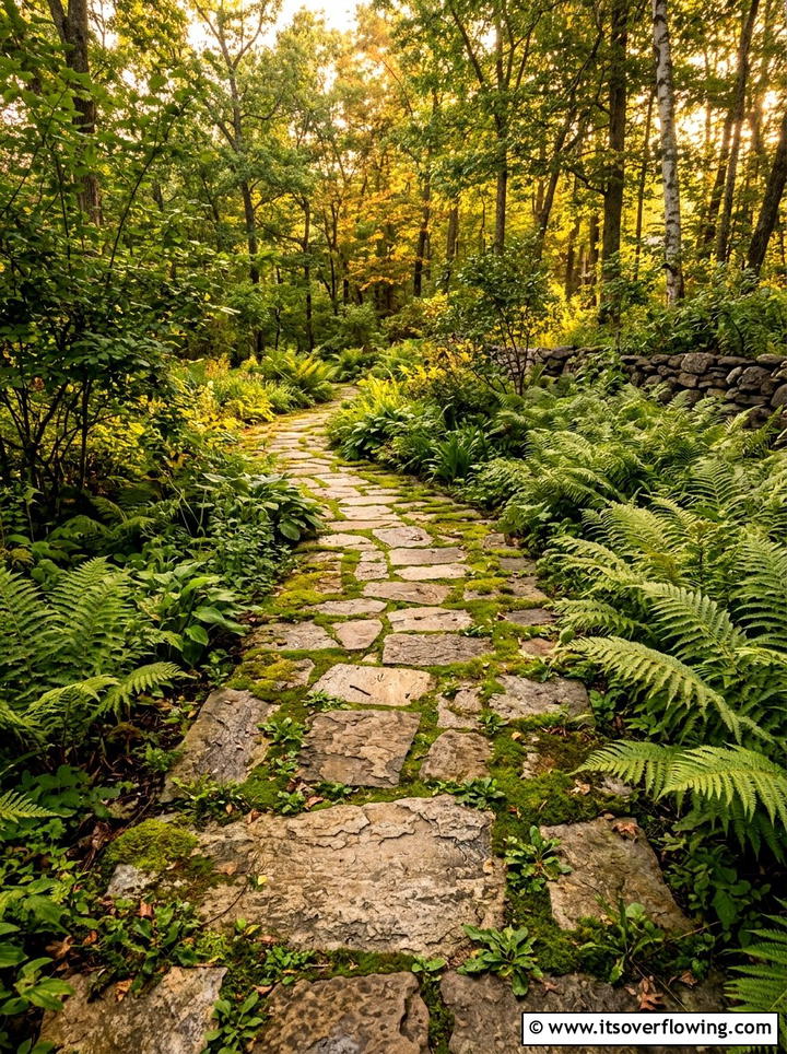 Natural Stone Walkway - 25 backyard decorating ideas with zen retreat vibe