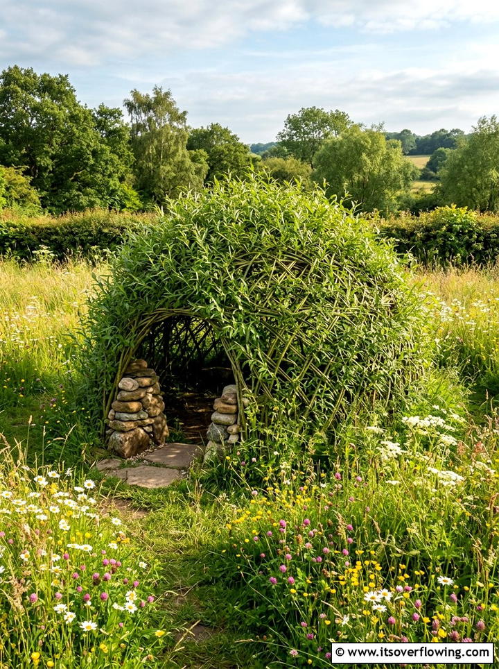 Natural Willow Den - 25 garden design ideas for play areas