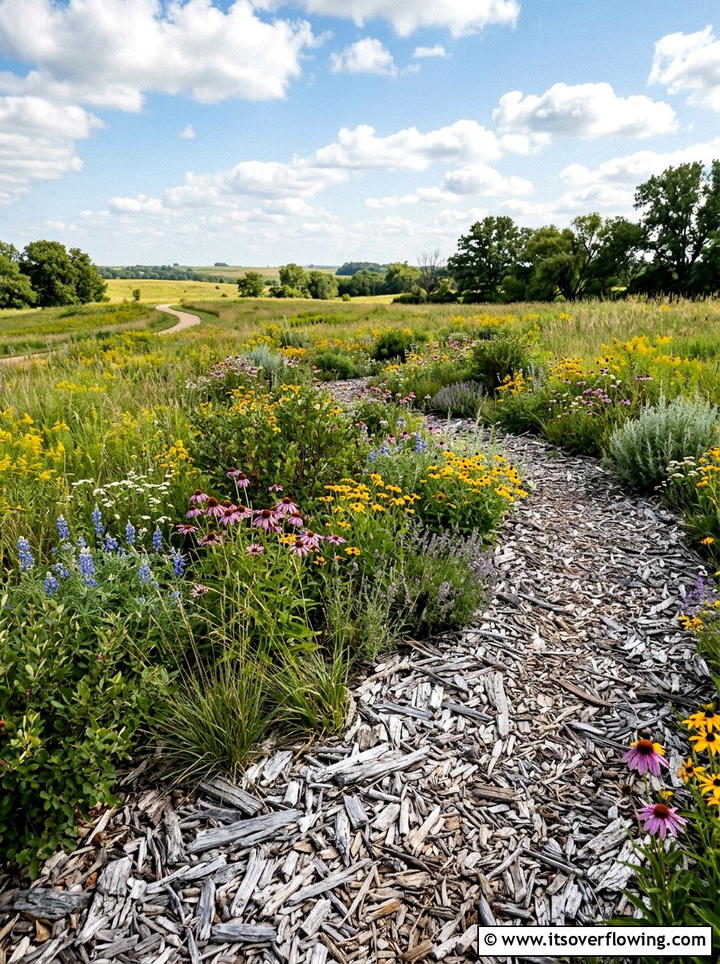 Natural Wood Mulch - 25 garden ideas with mulch