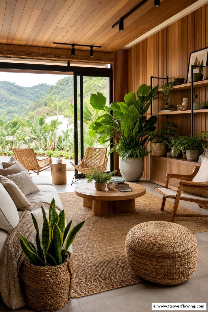 Nature Inspired Hangout - 30 Teen Hangout Room Ideas for Modern & Functional Spaces