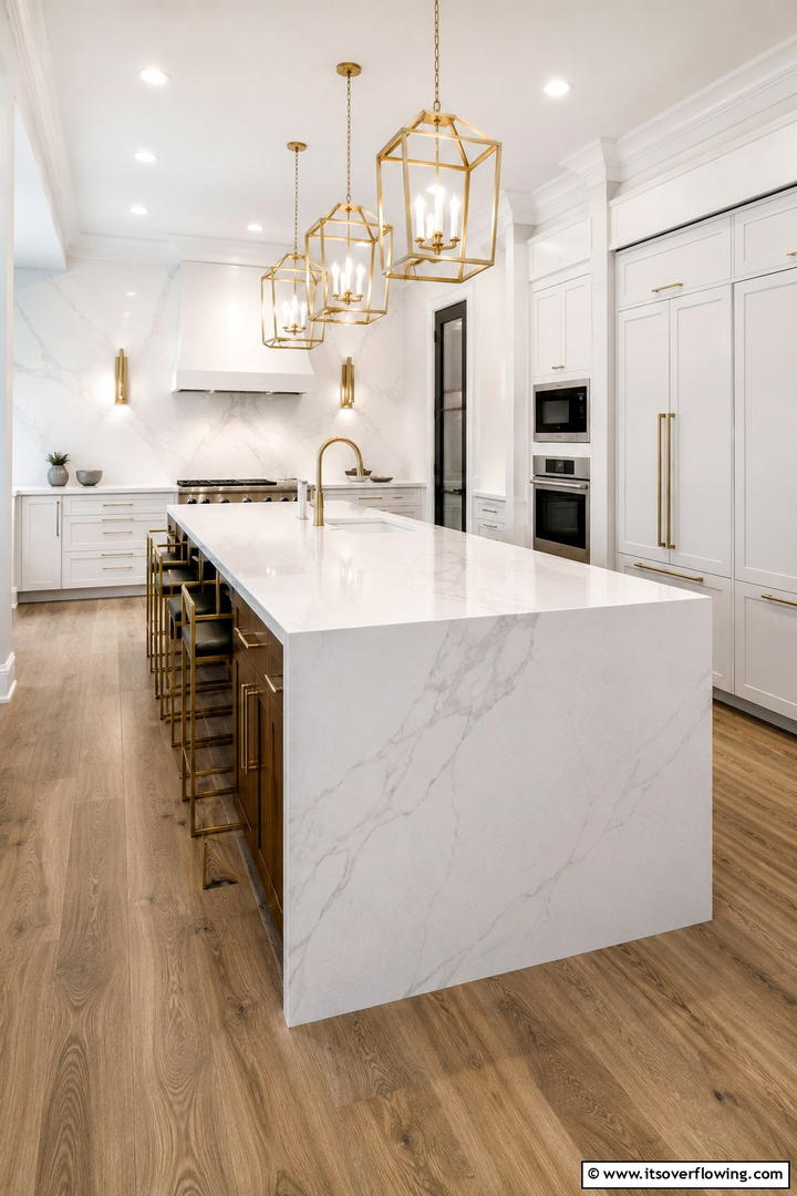 Near Perfection Quartz Craftsmanship - 30 Quartz Kitchen Countertops for Modern & Durable Surfaces