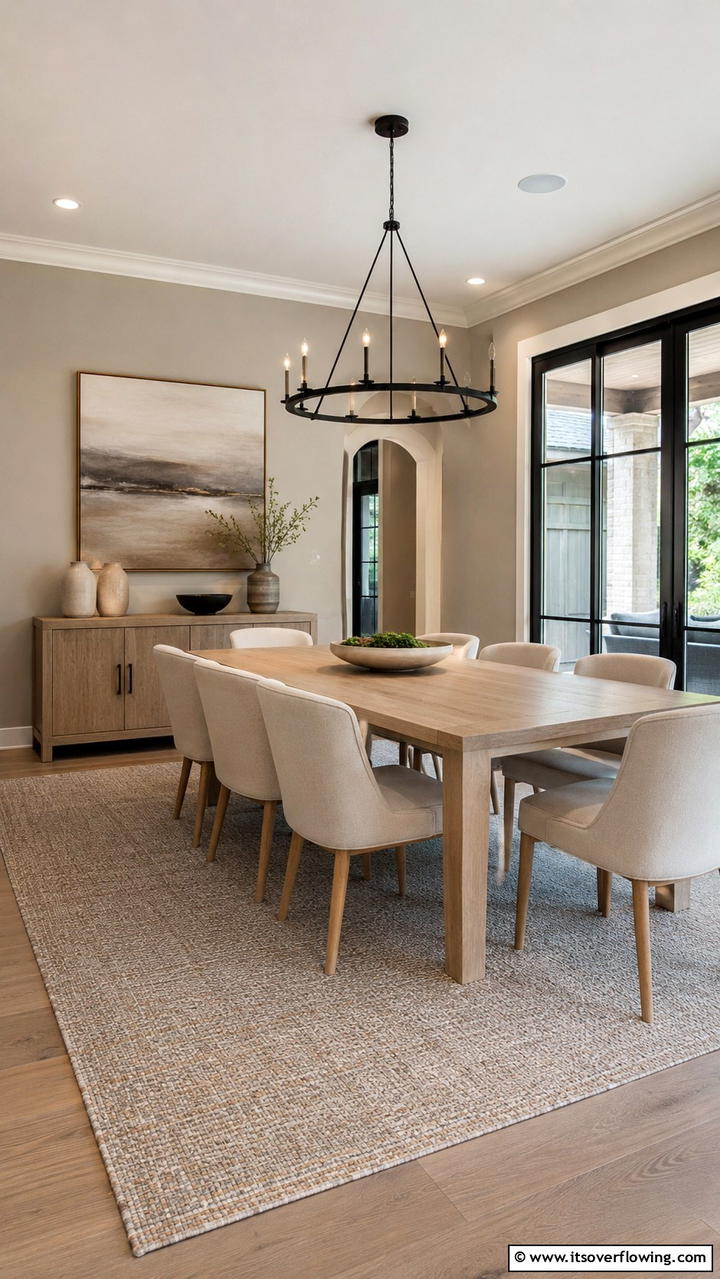 Neutral Palette for Timeless Appeal - 20 Casual Dining Room Ideas for Everyday Comfort