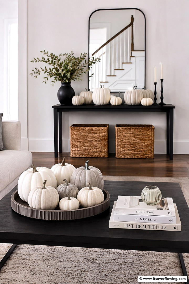 Neutral Pumpkin Collection - 50 Fall Decor Trends 2025 to Inspire Seasonal Style