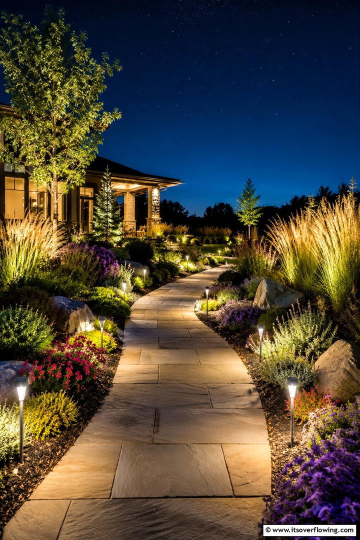 Nighttime Glow Garden - 30 Sensory Garden Ideas to Engage All Five Senses