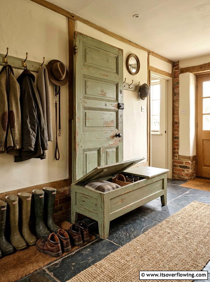 Old Door Bench - 25 reusing old things ideas for benches
