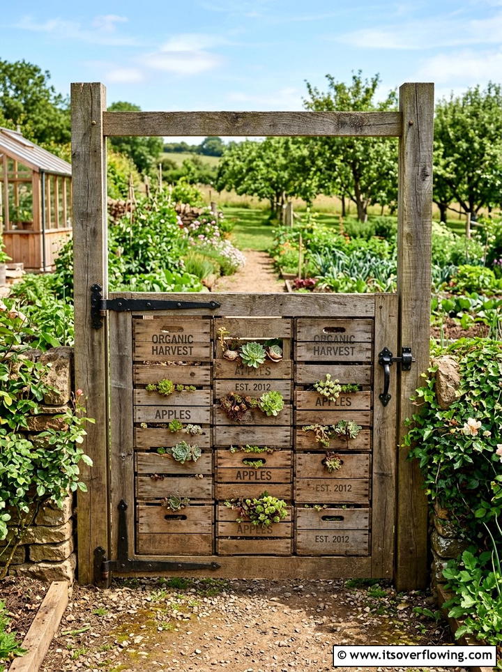 Old Iron Bed Frame Gate - 25 reusing old things ideas for gate decor