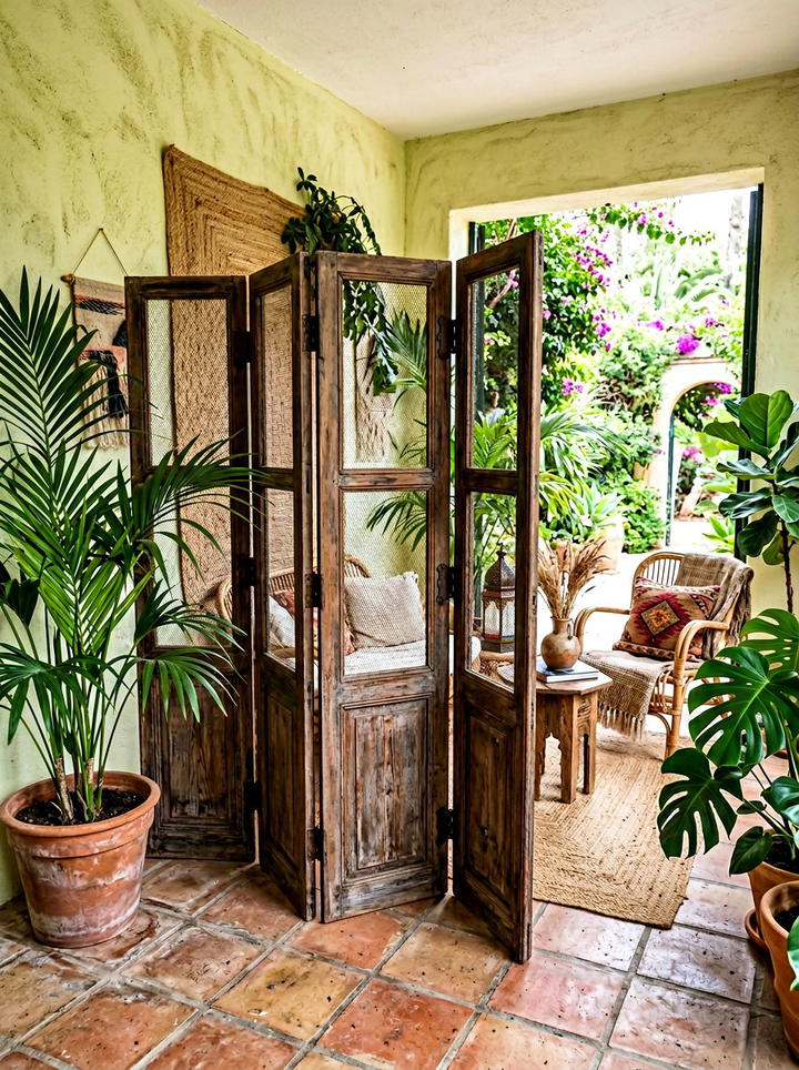 Old Trunk Bench - 25 backyard decorating ideas with antique finds