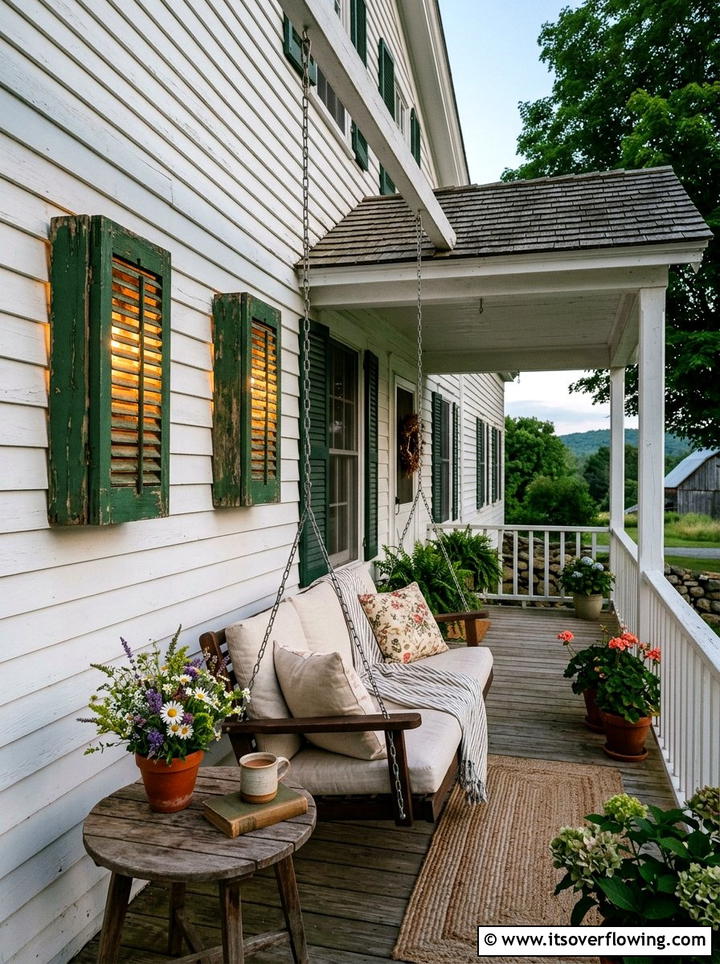 Old shutter wall lights - 25 reusing old things ideas for outdoor lighting