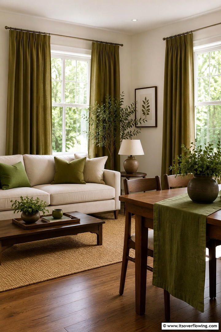 Olive and Moss Tones - 50 Fall Decor Trends 2025 to Inspire Seasonal Style