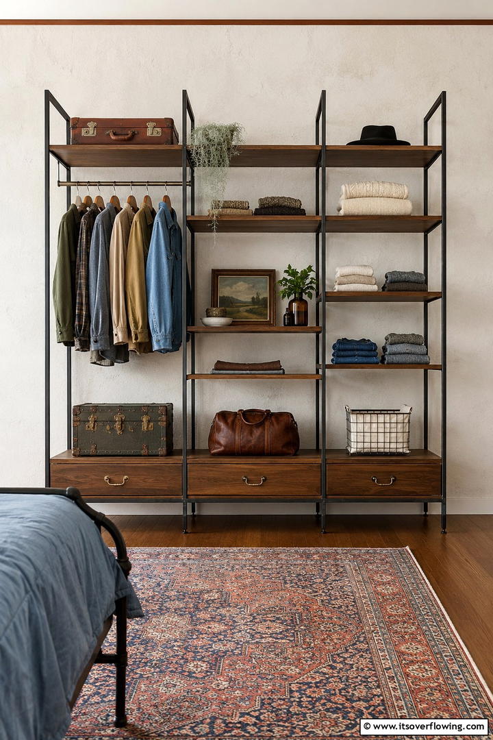 Open Air Dresser Concept - 30 Shabby Chic Bedroom Ideas for Vintage-Inspired Spaces
