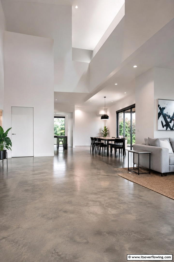Open Floor Plan Simplicity - 30 Rustic Interior Design Ideas for Cozy Living Spaces