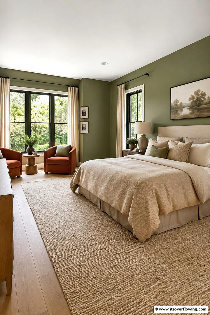 Organic Earthy Palettes - 30 Rustic Bedroom Ideas to Create a Warm and Inviting Space