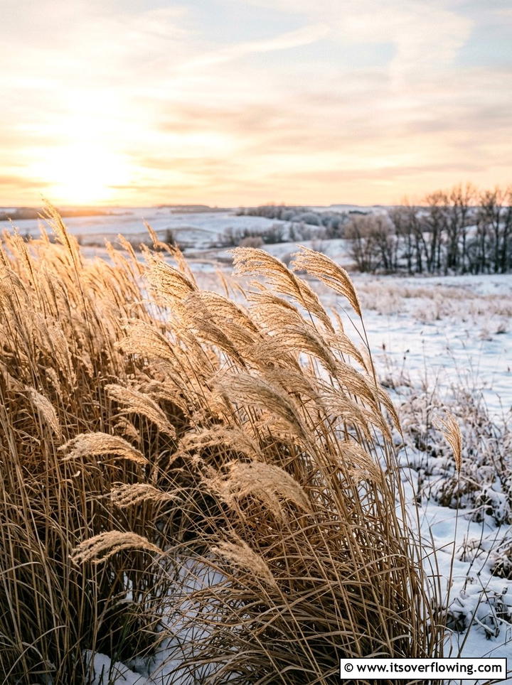 Ornamental Grass - 25 garden decor ideas with winter decor
