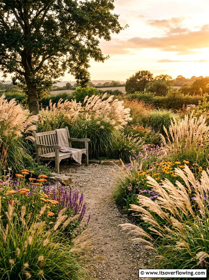 Ornamental Grass Garden - 25 creative garden ideas with sculptural plants