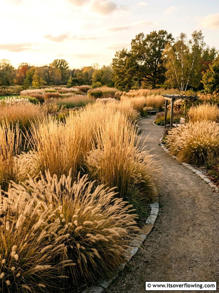 Ornamental Grass Landscape - 25 garden ideas for front yards