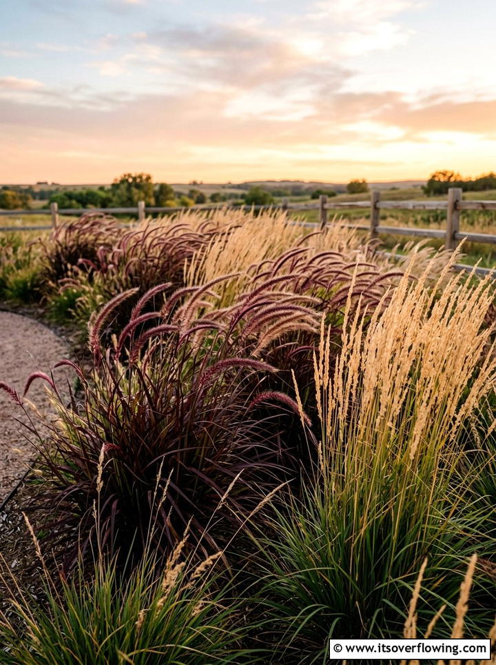 Ornamental Grasses - 25 backyard ideas with drought tolerant plants
