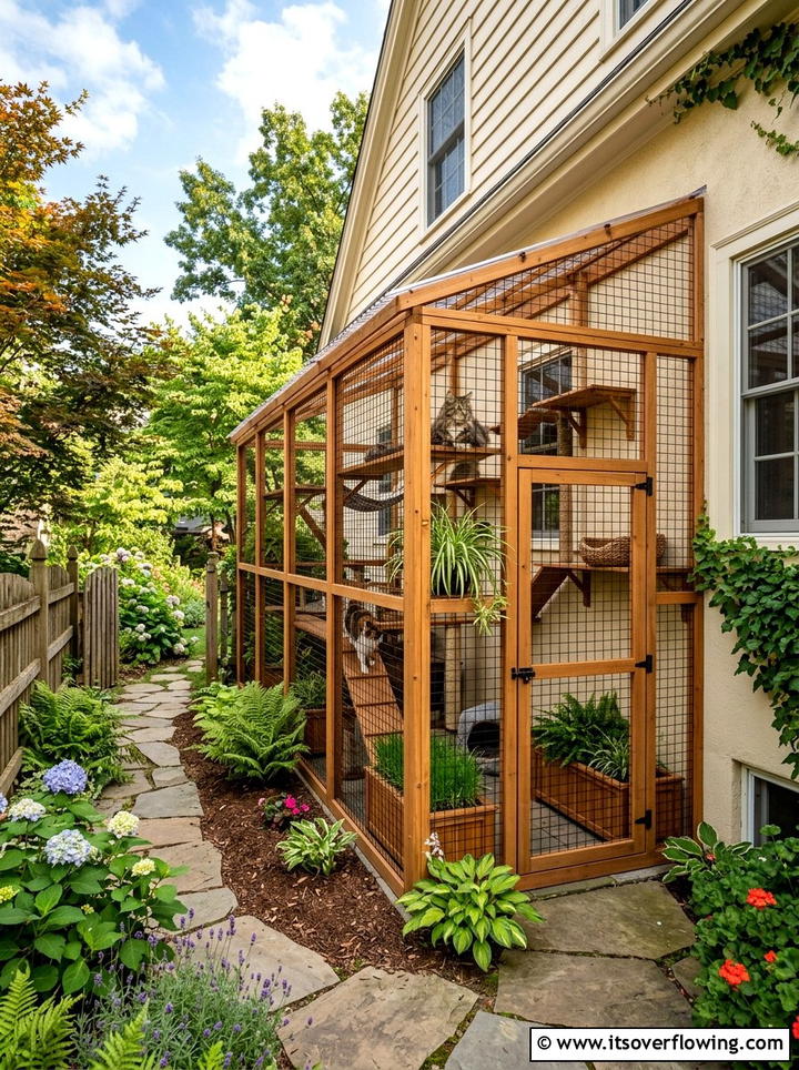 Outdoor Cat Enclosure - 25 garden design ideas for pet friendly yards