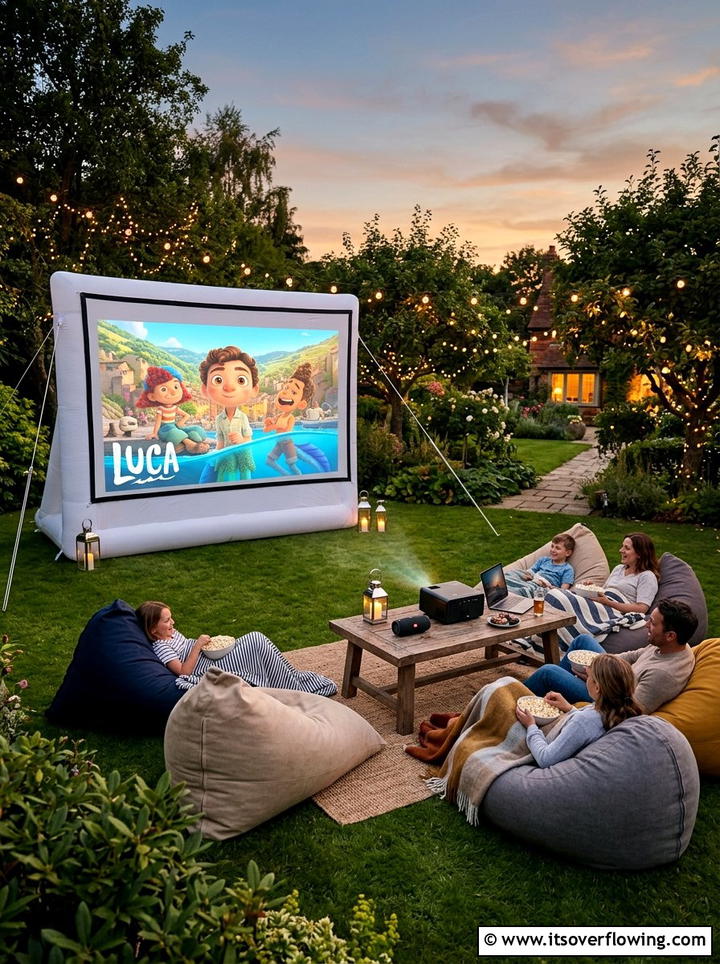 Outdoor Cinema - 25 backyard ideas