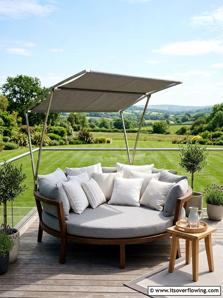 Outdoor Daybed - 25 backyard ideas for relaxing