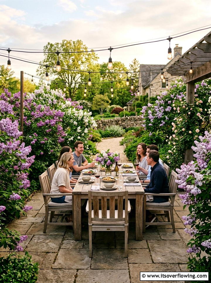 Outdoor Dining Area - 25 creative garden ideas for spring makeover
