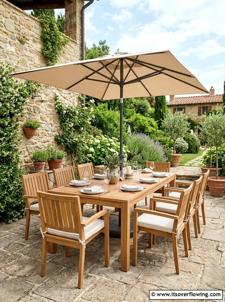 Outdoor Dining Set - 25 garden ideas with seating