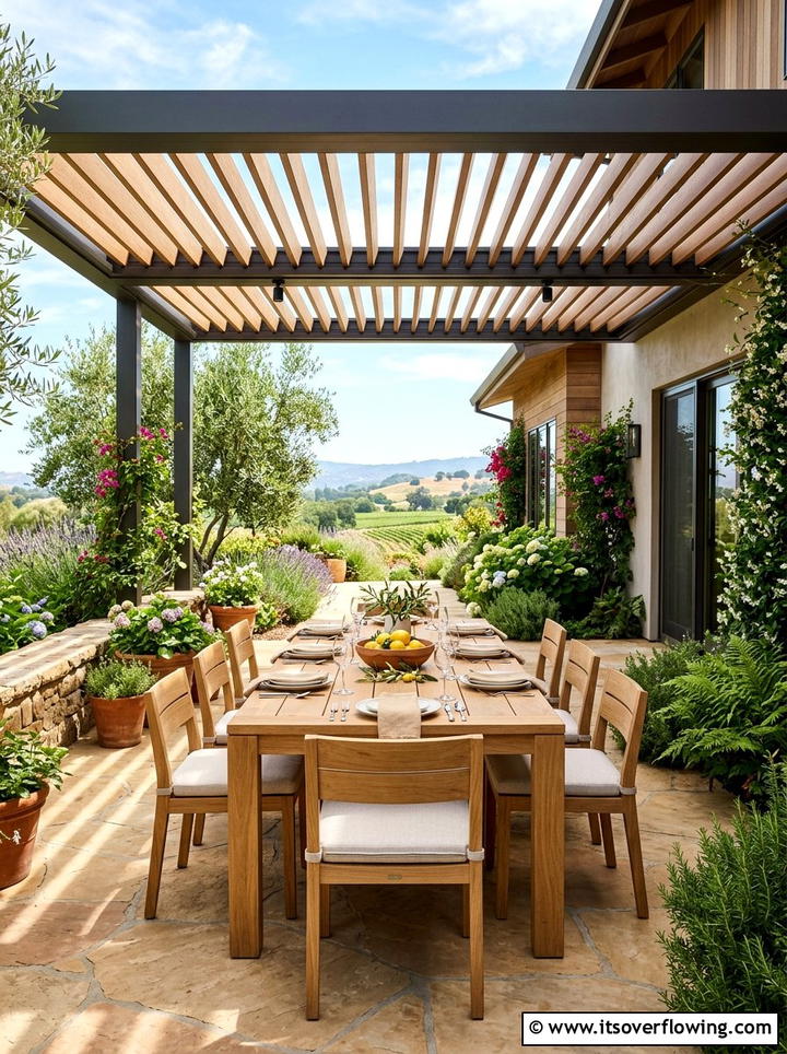 Outdoor Dining Set - 25 garden decor ideas for modern gardens
