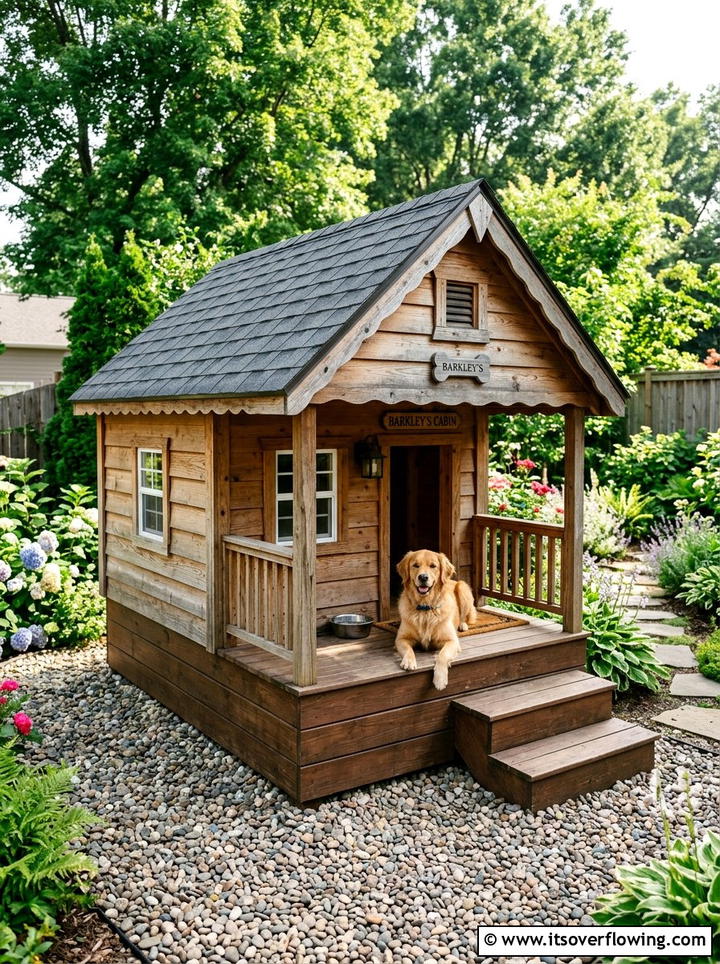 Outdoor Dog Kennel - 25 backyard ideas for dogs