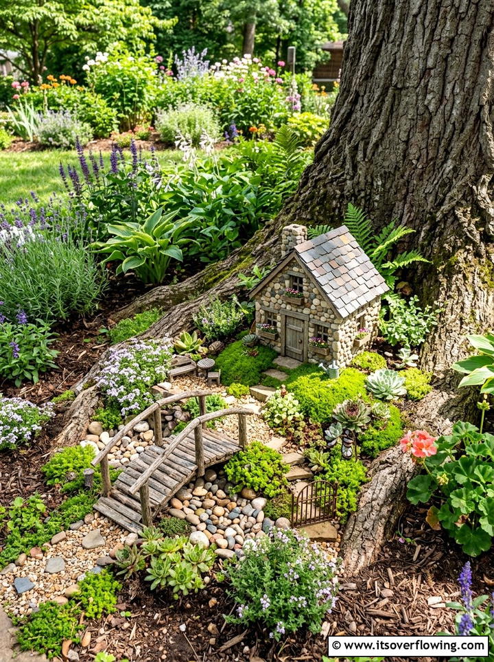 Outdoor Fairy Garden - 25 garden decor ideas