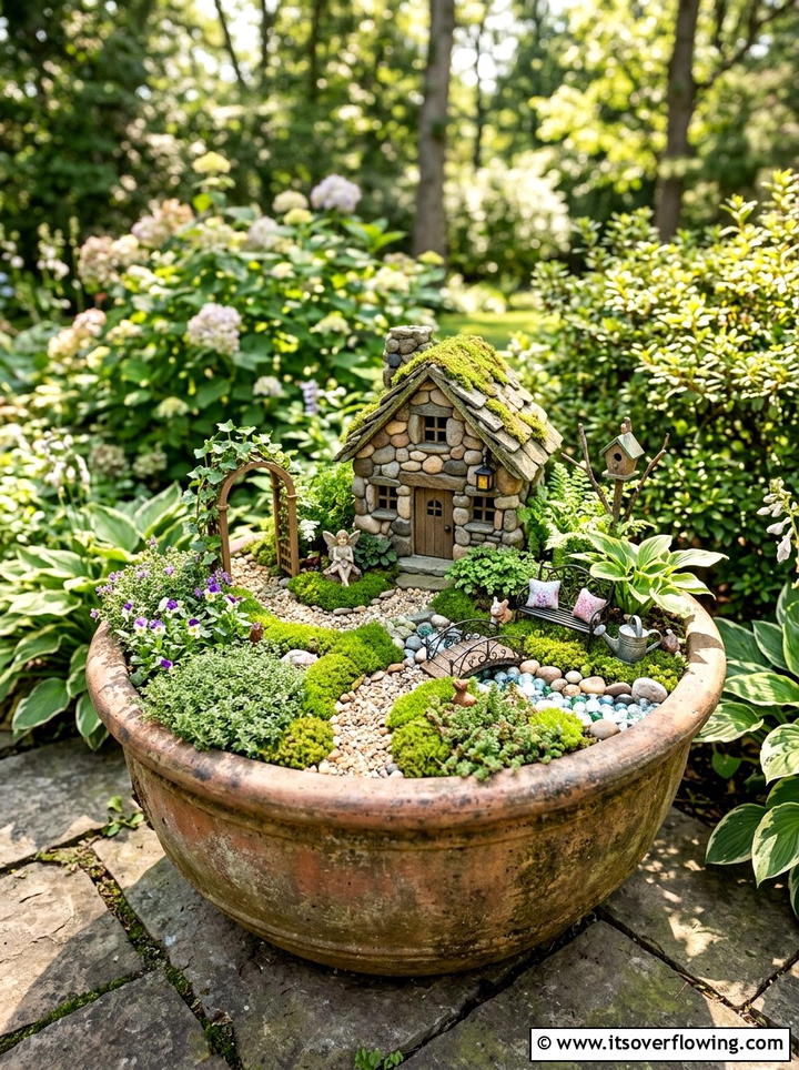 Outdoor Fairy Garden - 25 creative garden ideas for small yards