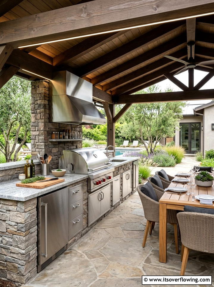 Outdoor Kitchen - 25 backyard ideas for relaxing